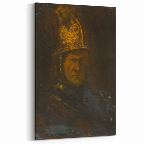 Baroque Art Portrait of a Warrior - Classic Antique Art Print