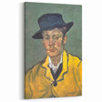 Starry Night Wall Art - Portrait of a Man in Yellow by Van Gogh