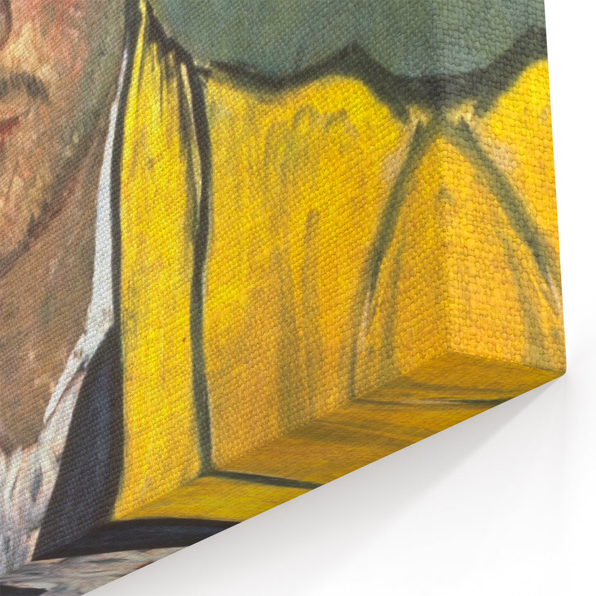 Starry Night Wall Art - Portrait of a Man in Yellow by Van Gogh