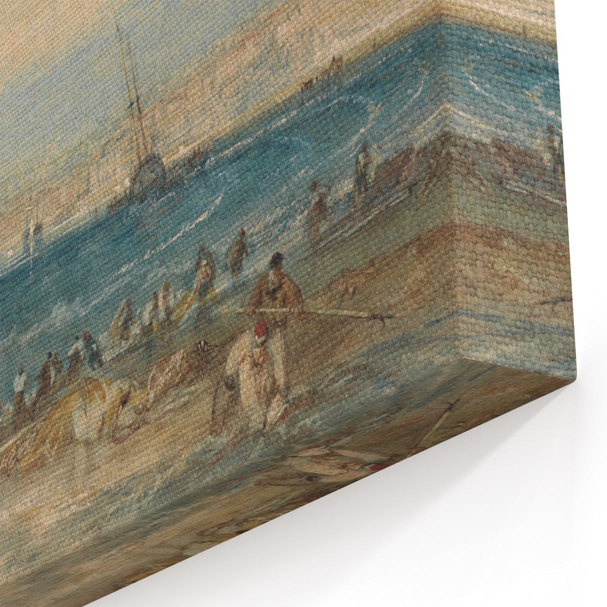 Romanticism Art: Margate Beach Scene - Classic Coastal Landscape