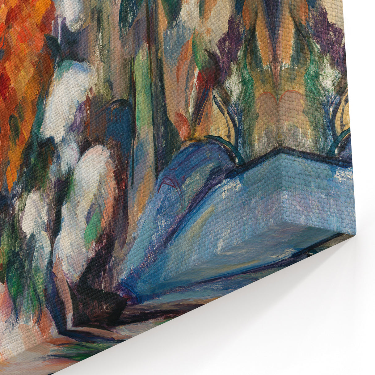 Impressionist Flower Vase Wall Art - Vibrant Floral Still Life Print