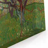 Impressionist Blooming Orchard - Peaceful Landscape Wall Art Print