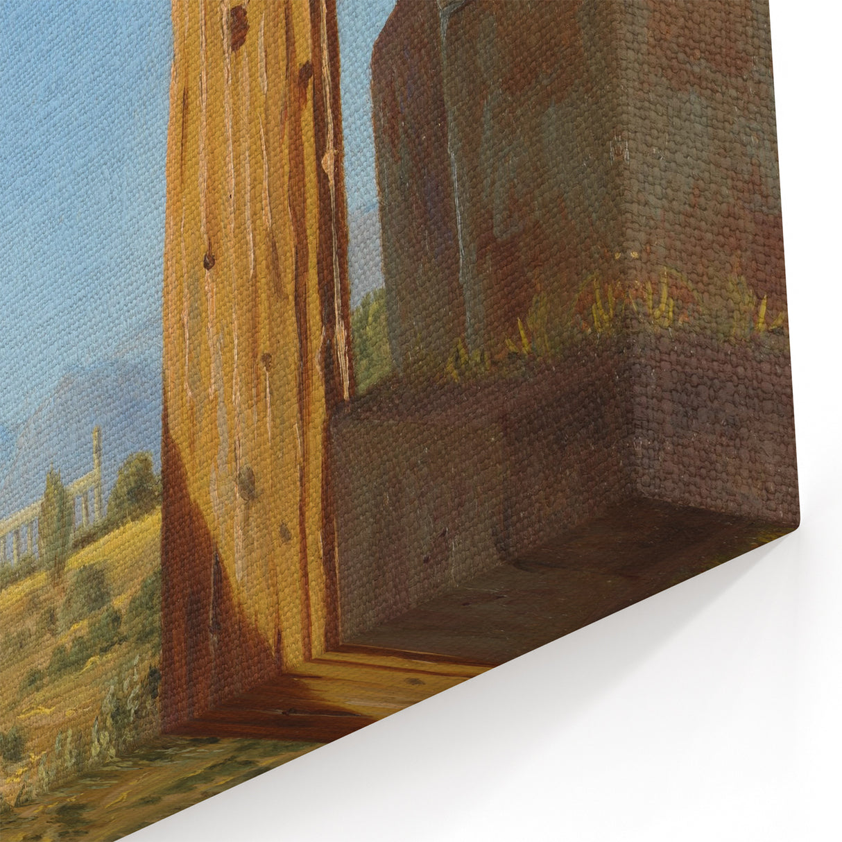 Romanticism Art: Temple of Neptune at Paestum - Historic Landscape Print