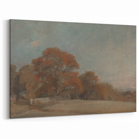 Romanticism Art: Autumn Landscape - Classic Painting by John Constable
