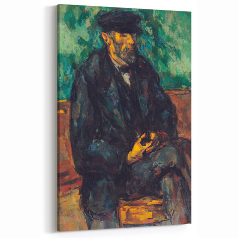 Impressionist Portrait Wall Art - The Gardener by Cézanne Print