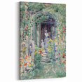 Impressionist Garden Scene Wall Art - Vibrant Floral Landscape Print