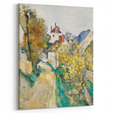 Impressionist Village Scene - Dr. Gachet’s House by Cézanne Print