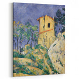Impressionist Landscape Art - The Cracked House by Paul Cézanne Print