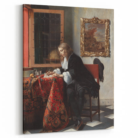 Baroque Art Interior Scene - Classic Wall Art for Historical Décor