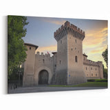 Historic Castle Prints – Stone Fortress at Sunset