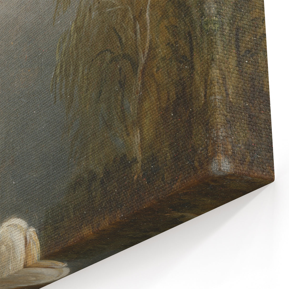 Romanticism Art - A Traveller and a Shepherd in a Landscape