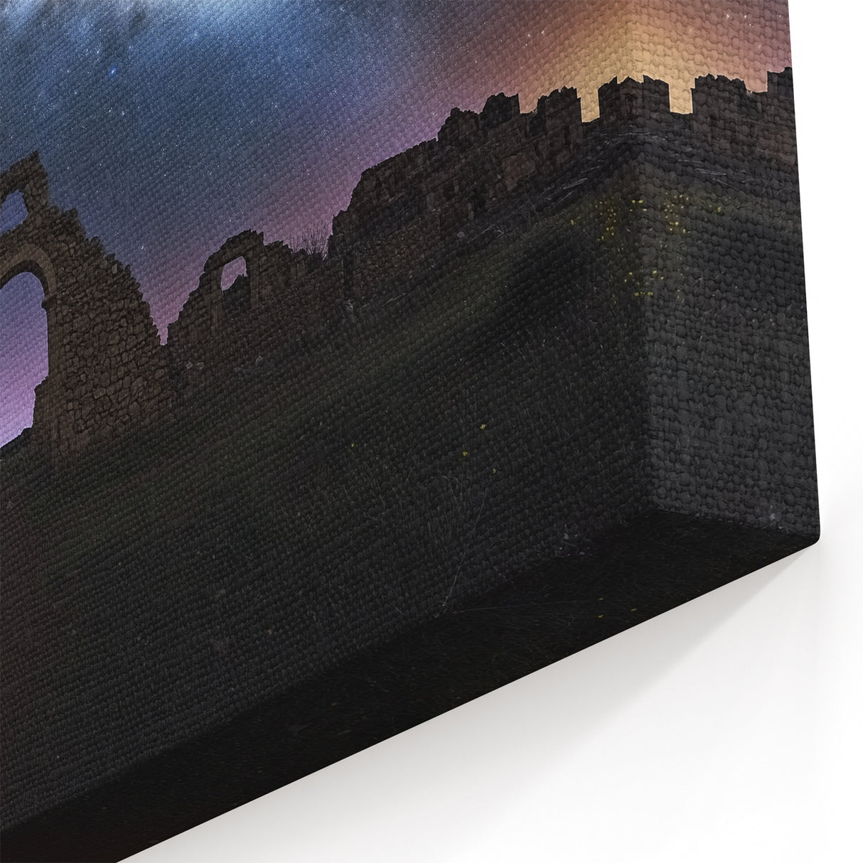 Castle Photography - Starry Night Over Ruins and Archway Stunning Prints