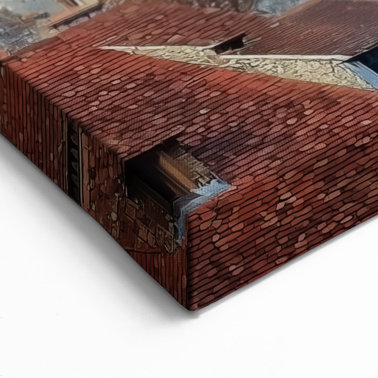 European Castles - Medieval Tower and Village Scenic Wall Art