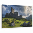 Castle Landscape Prints - Ruined Tower on Rolling Green Hills