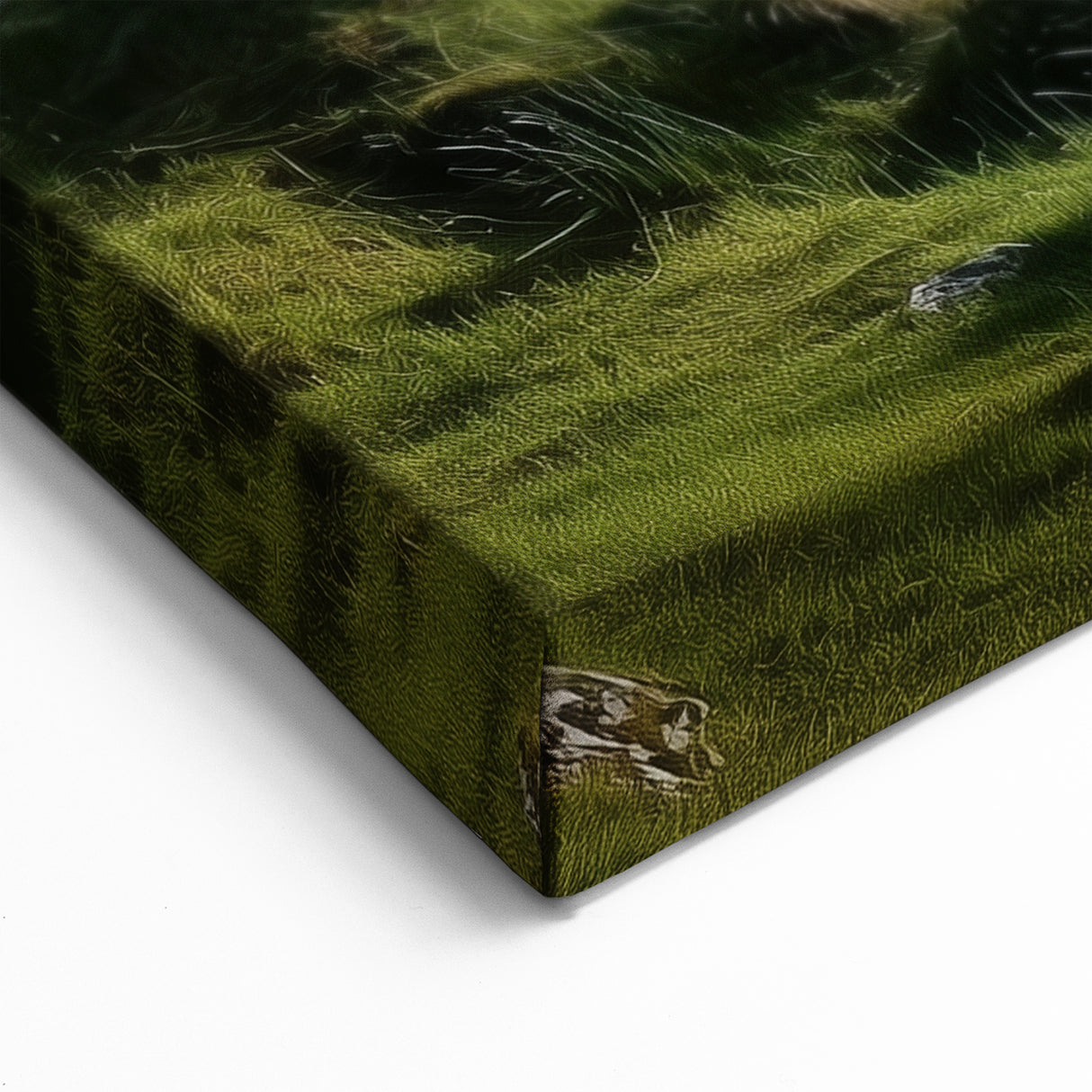 Castle Landscape Prints - Ruined Tower on Rolling Green Hills