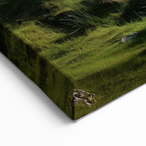 Castle Landscape Prints - Ruined Tower on Rolling Green Hills