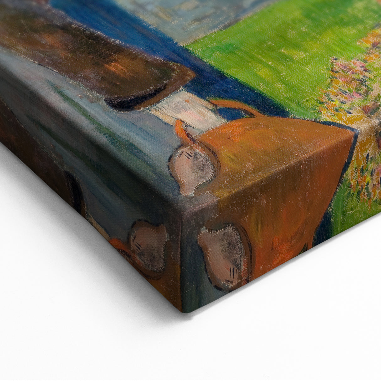 Impressionist Landscape - The Red Cow by Paul Gauguin