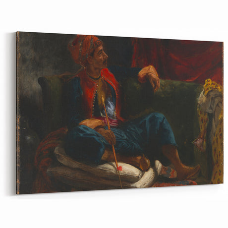Romanticism Art: The Smoker by Eugène Delacroix