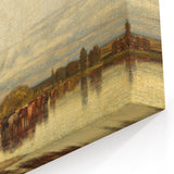 Romanticism Art: Cows Crossing a Ford by Jules Dupré - Classic Print