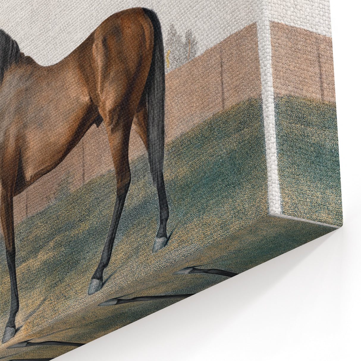 Romanticism Art: Anvil by George Stubbs - Majestic Horse Canvas