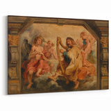 Baroque Art - Regal Woman in Opulent Dress, Antique Art Prints