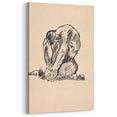 Expressionist Art Nude Study – Abstract Expressionism Wall Art Print