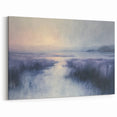 Peaceful Countryside Wall Art - Misty Waterway Scenic Landscape