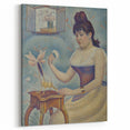 Impressionist Oil Painting – French Village Art Print