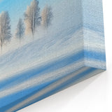 Winter Wonderland Countryside Wall Art - Scenic Rural Landscape Canvas