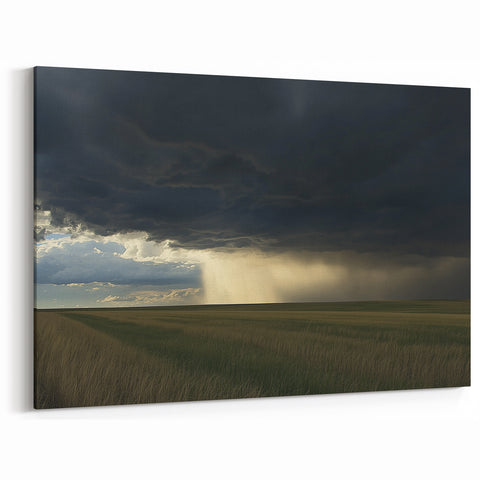 Dramatic Storm Countryside Wall Art - Rural Landscape Canvas Prints