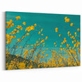 Yellow Blossoms Wall Art – Vibrant Spring Countryside Canvas Print