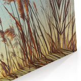 Sunlit Grasses at Sunset Wall Art – Serene Countryside Canvas Print