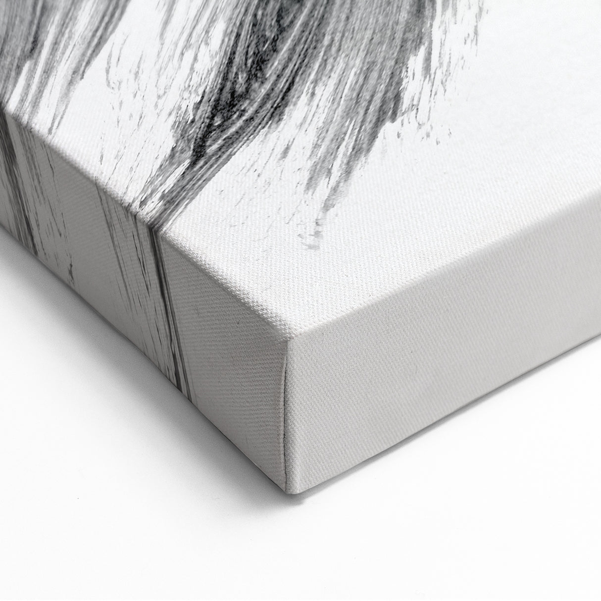 Elegant Figurative Canvas Art - Black and White Fashion-Inspired Design