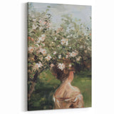 Modern Figurative Wall Art - Abstract Figure in Blooming Garden