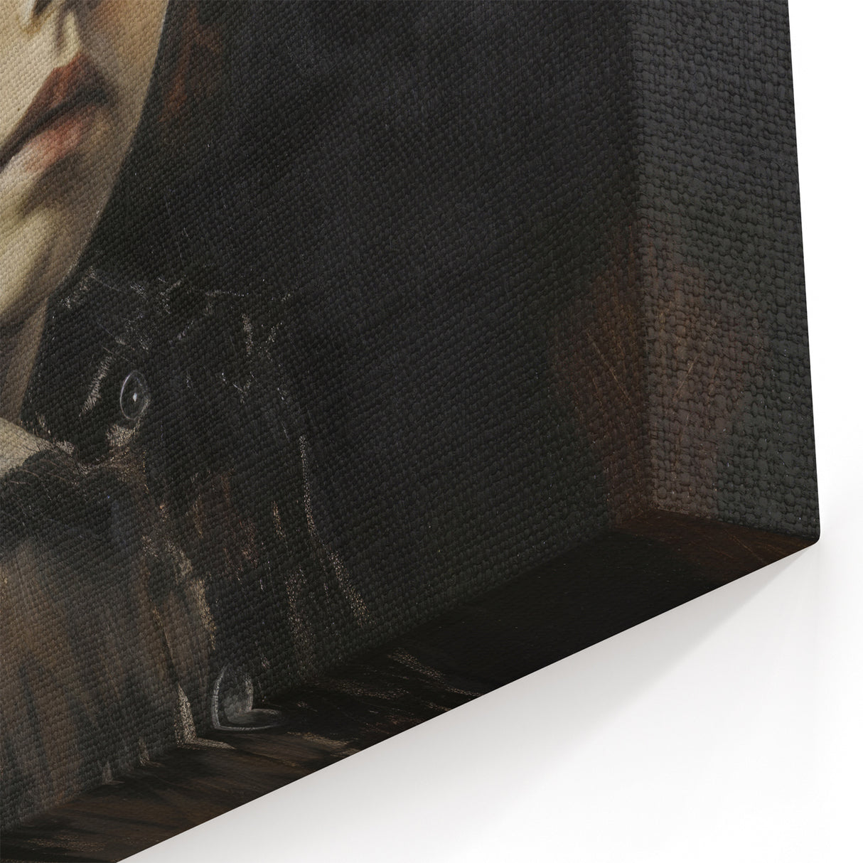 Figurative Portrait Art - Thoughtful Child in Soft Neutral Tones