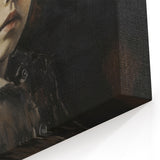 Figurative Portrait Art - Thoughtful Child in Soft Neutral Tones