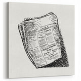 Expressionist Art - Telegraph by Leo Gestel Modern Wall Art Print