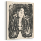 Expressionist Art - The Brooch, Eva Mudocci (1903) Wall Art Print