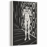 Expressionist Art: The Finger Game | Bold Black-and-White Wall Decor