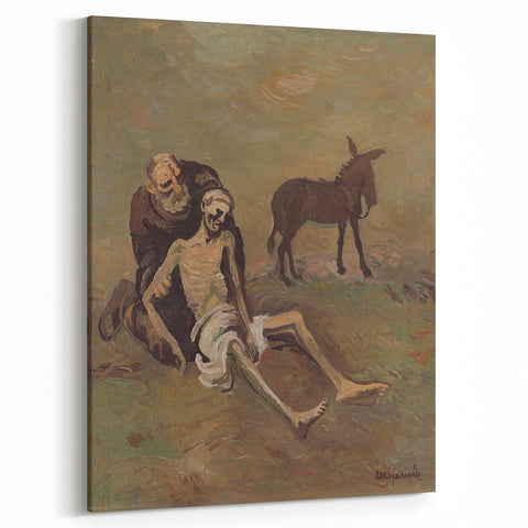 Expressionist Art: The Good Samaritan | Poignant Modern Wall Art
