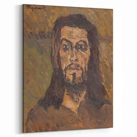 Expressionist Art: The Head of Saint John | Majerník Spiritual Portrait