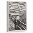 Expressionist Art: The Scream | Iconic Black-and-White Munch Print