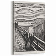 Expressionist Art: The Scream | Iconic Black-and-White Munch Print