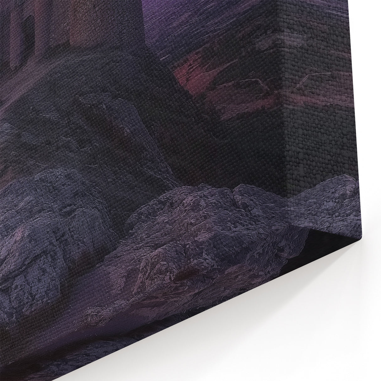 Castle Sunset Prints - Medieval Fortress Under Vibrant Twilight Sky