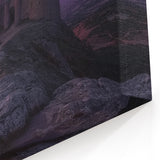 Castle Sunset Prints - Medieval Fortress Under Vibrant Twilight Sky