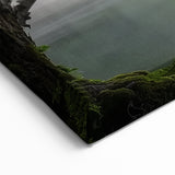 Castle by the Lake - Ruined Fortress in Serene Green Landscape