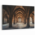 Medieval Castle Interior - Stunning Gothic Arches and Historic Design