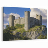 Hilltop Castle - Majestic Fortress Overlooking Scenic Green Landscape