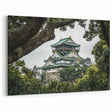 Traditional Japanese Castle - Historic Landmark in Serene Forest Setting
