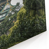 Traditional Japanese Castle - Historic Landmark in Serene Forest Setting